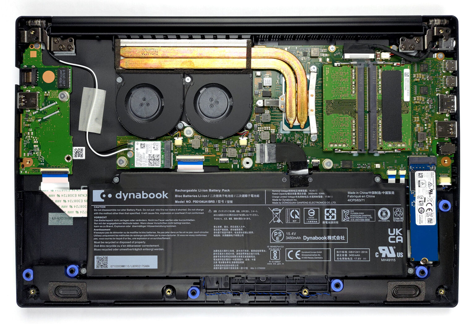 Inside Dynabook Tecra A J Disassembly And Upgrade Options Laptopmedia Com