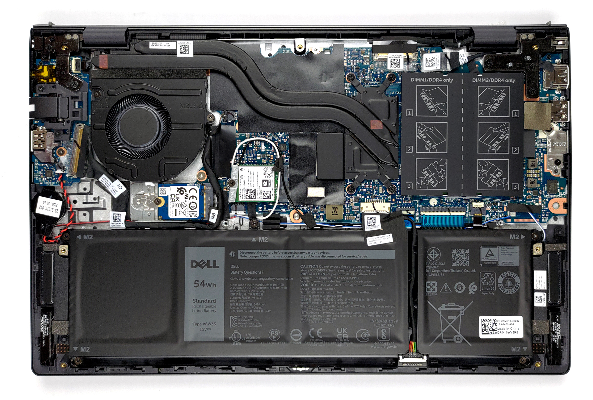 Inside Dell Vostro 14 5410 - disassembly and upgrade options ...