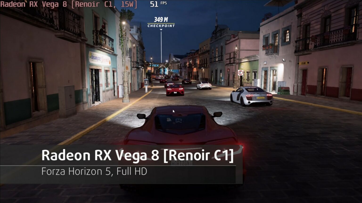AMD Radeon RX Vega 8 [R4000/5000, 15W] in 40 gameplay videos with benchmarks