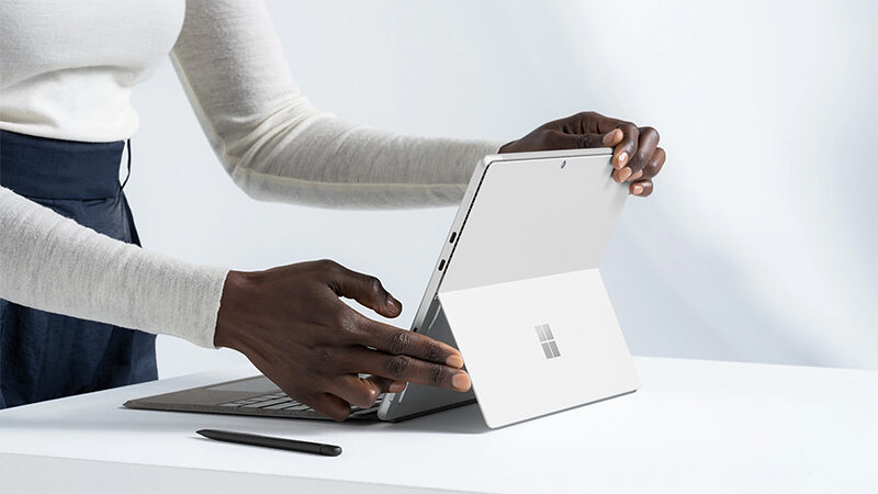 The new Surface Pro 8. The most powerful Pro. 