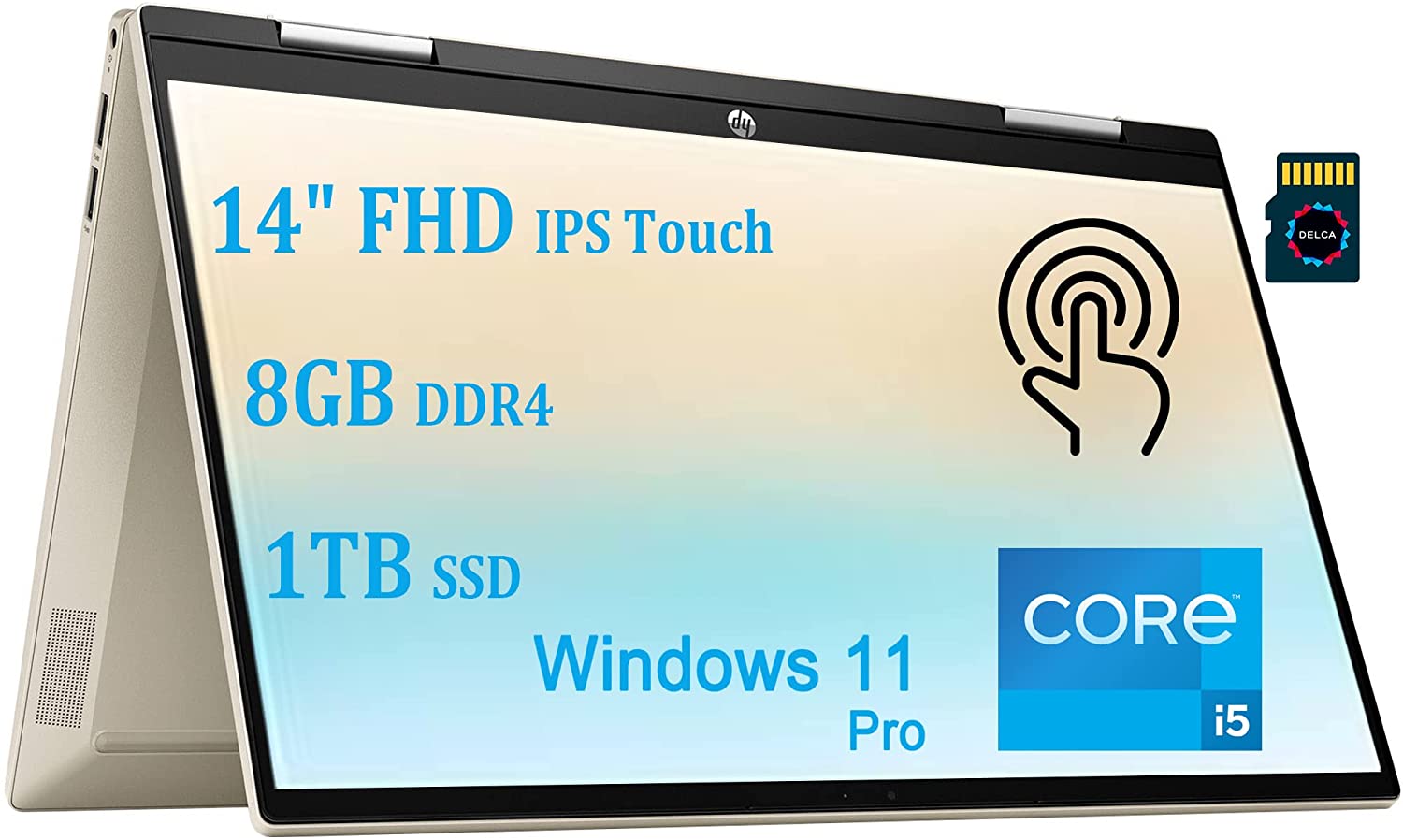 HP Pavilion x360 14 i51155G7 · Xe Graphics G7 80 EU · 14.0”, Full HD