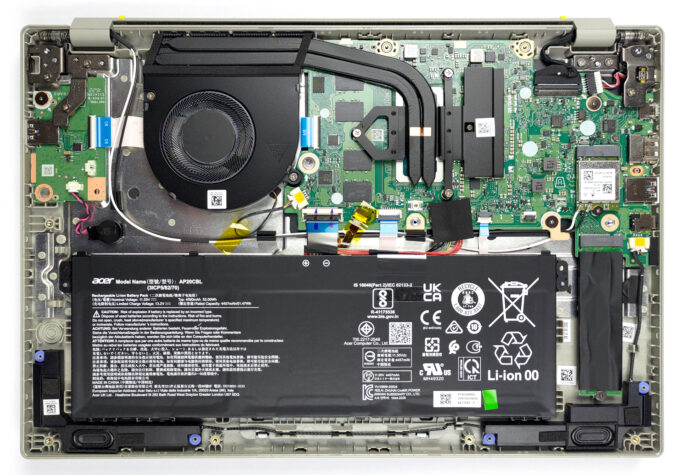 Inside Acer Aspire Vero (AV14-51) - disassembly and upgrade options ...