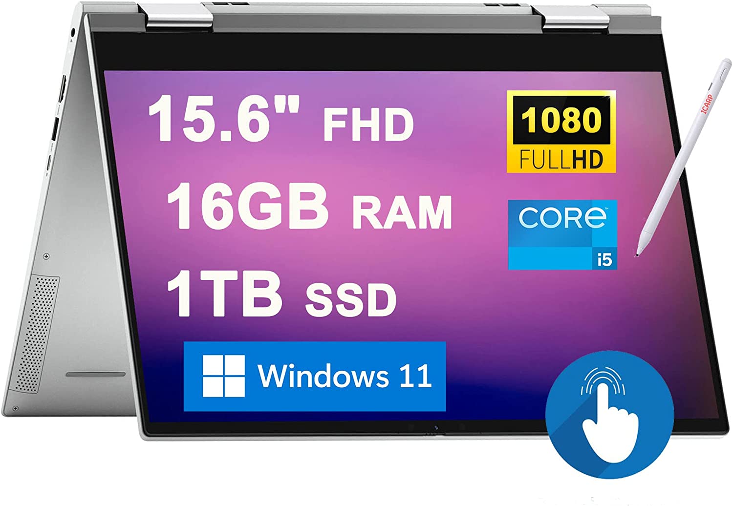 Dell Inspiron 7506 2in1 i51135G7 · Xe Graphics G7 80 EU · 15.5