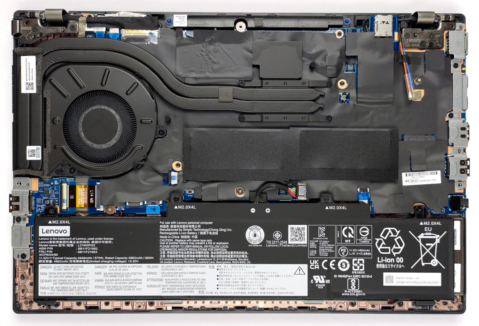 Inside Lenovo ThinkPad L14 Gen 3 - disassembly and upgrade options ...