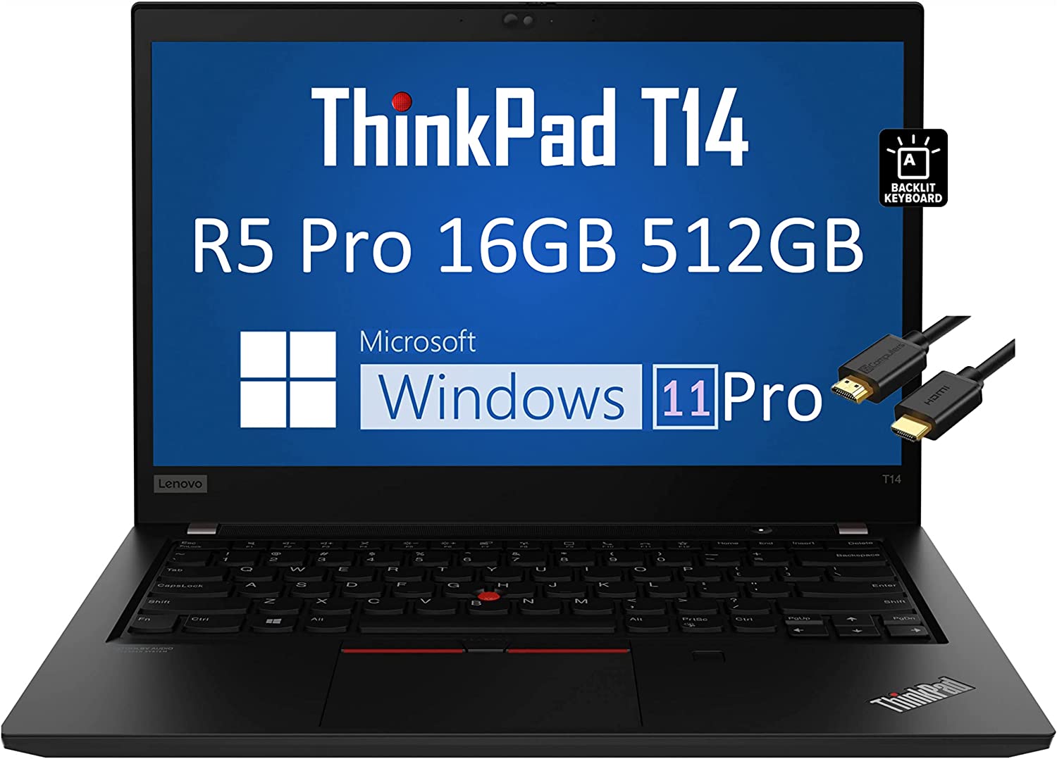 Lenovo ThinkPad T14 Gen 1 - 4650U · Radeon RX Vega 6 · 14.0”, Full