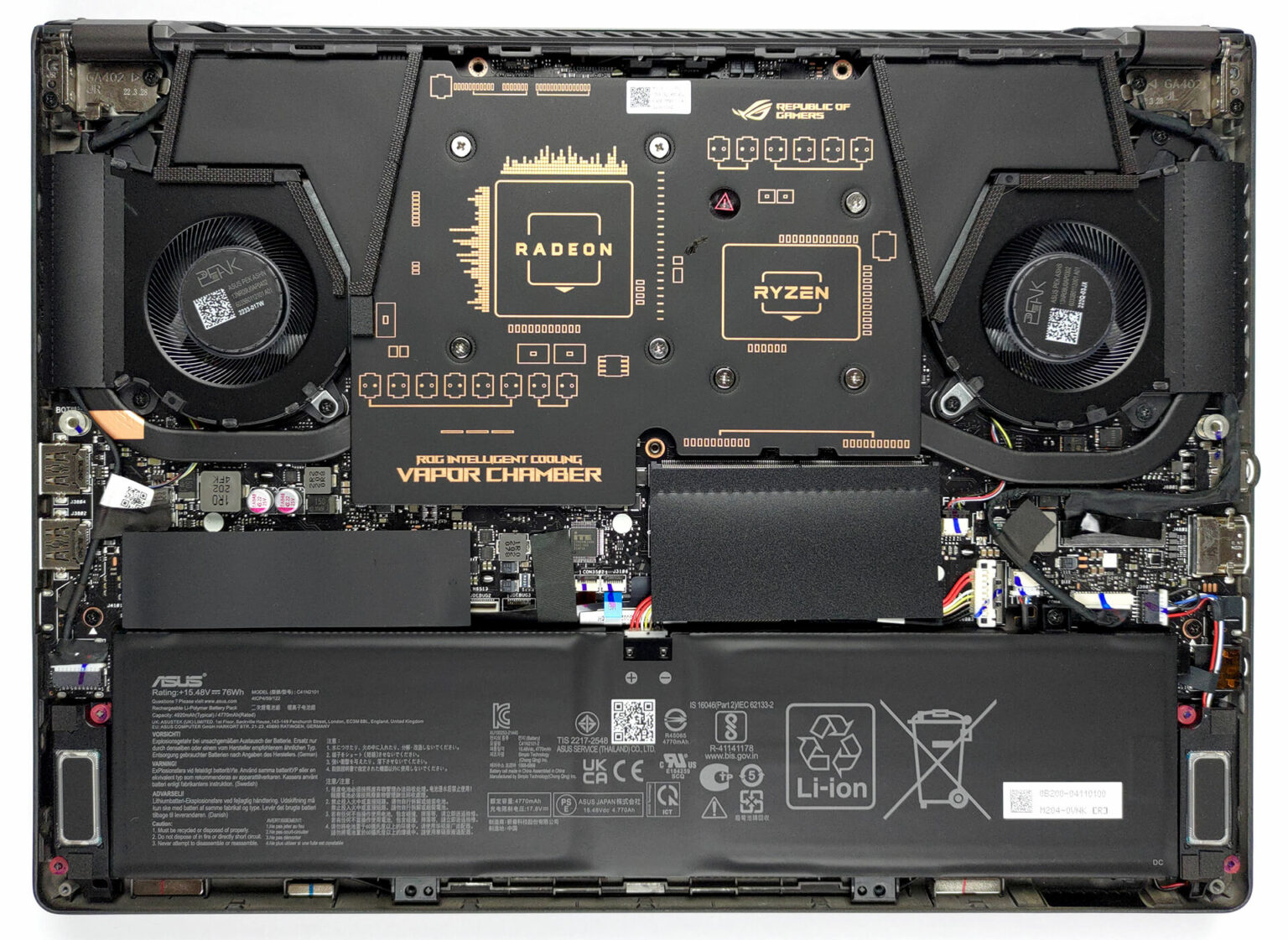 Inside ASUS ROG Zephyrus G14 GA402 disassembly and upgrade options LaptopMedia Canada