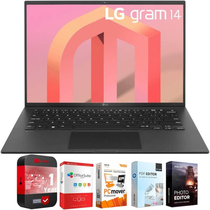 LG Gram 14 - i5-1240P · Xe Graphics G7 80 EU · 14.0”, WUXGA (1920
