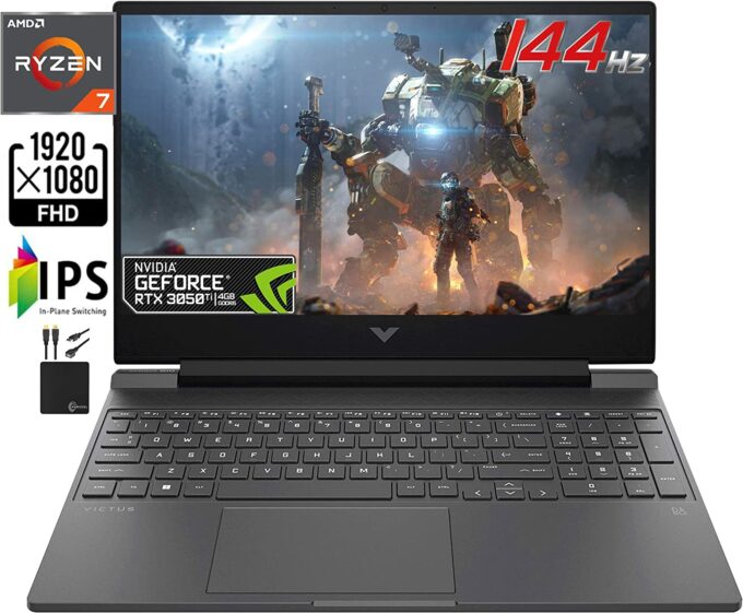 HP Victus 15 - Ryzen 5 5800H · GeForce RTX 3050 Ti (Laptop) · 15.6 ...