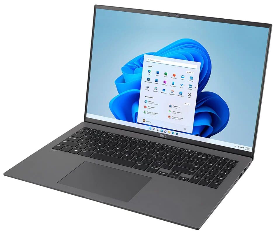 LGエレクトロニクス LG Gram 16” 2-in-1 16:10 WQXGA Touch Lightweight Laptop Intel  Evo 12-Core i7-1260P 2xThunderbolt Wi-Fi 6E Backlit KB MIL-STD-810G Win11  W/HDMI