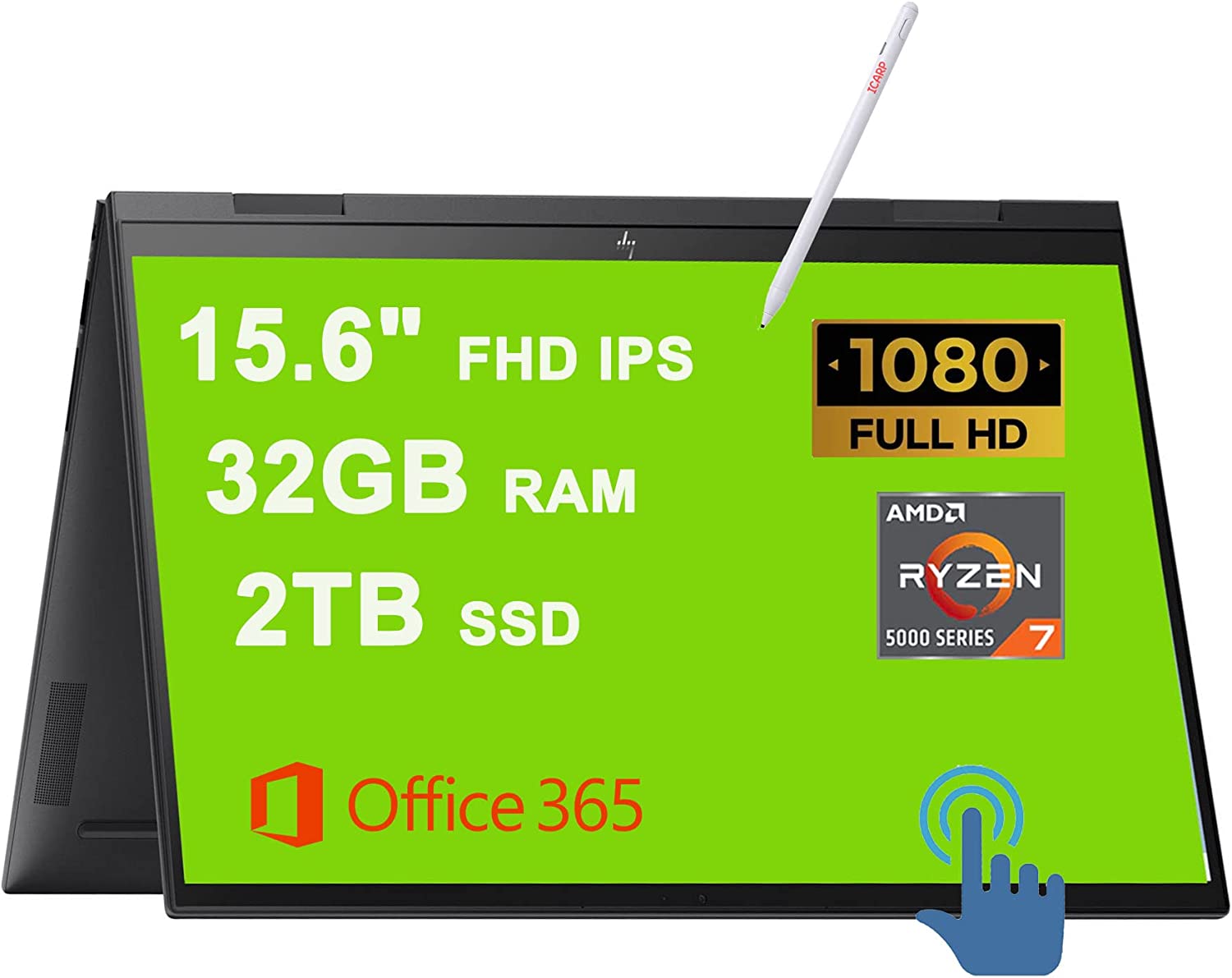 HP ENVY x360 15 Ryzen 7 5825U · AMD Radeon RX Vega 8 (Ryzen 4000