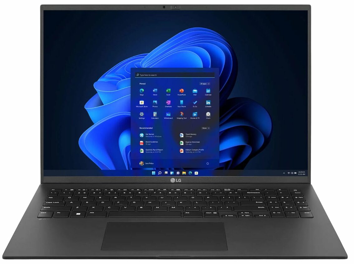 LGエレクトロニクス LG Gram 16” 2-in-1 16:10 WQXGA Touch Lightweight Laptop Intel  Evo 12-Core i7-1260P 2xThunderbolt Wi-Fi 6E Backlit KB MIL-STD-810G Win11  W/HDMI