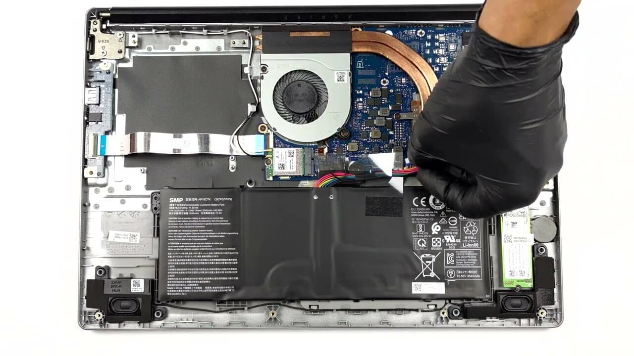 How to open Acer Aspire 3 (A315-43) - disassembly and upgrade