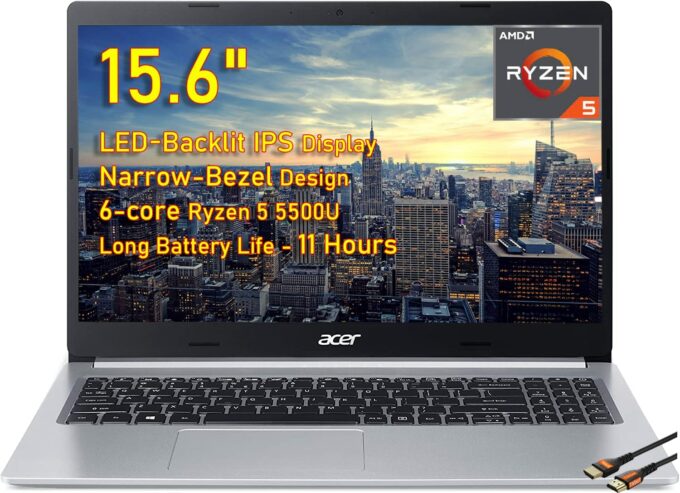 Acer Aspire 5 - Ryzen 5 5500U · RX Vega 7 15W · 15.6”, Full HD (1920 x ...