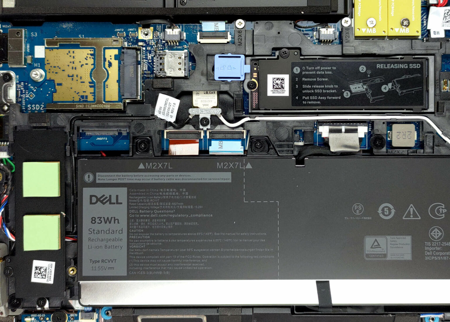 How to open Dell Precision 16 7670 disassembly and upgrade options