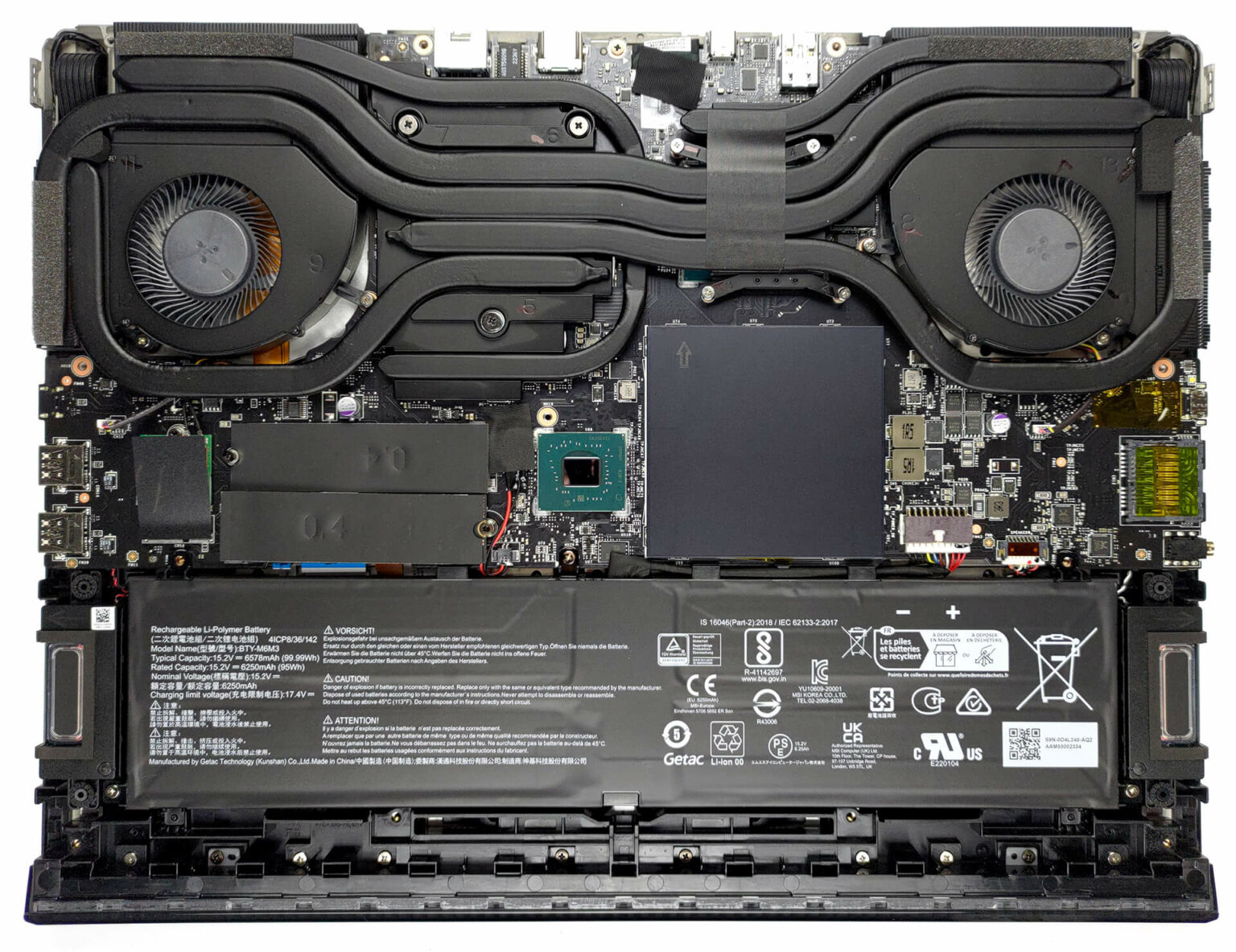 How to open MSI Raider GE78 HX (13VX) - disassembly and upgrade options ...