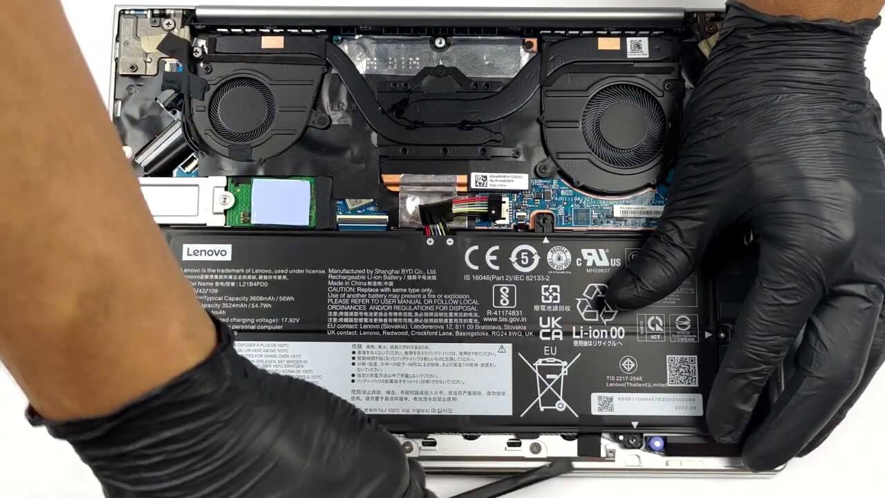 How to open Lenovo ThinkBook 13x Gen 2 - disassembly and upgrade