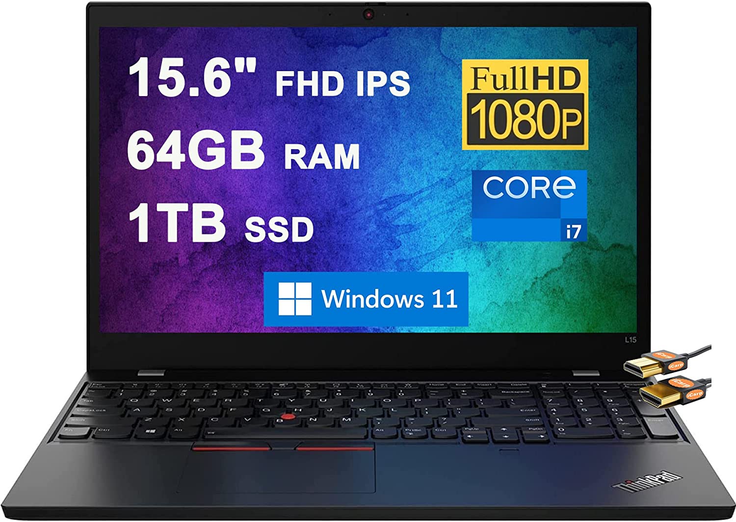 レノボ Thinkpad L15 i7-1165G7 16GB SSD512G ThinkPad L15 Gen 3 | Intel vPro® powered 15.6 inch business