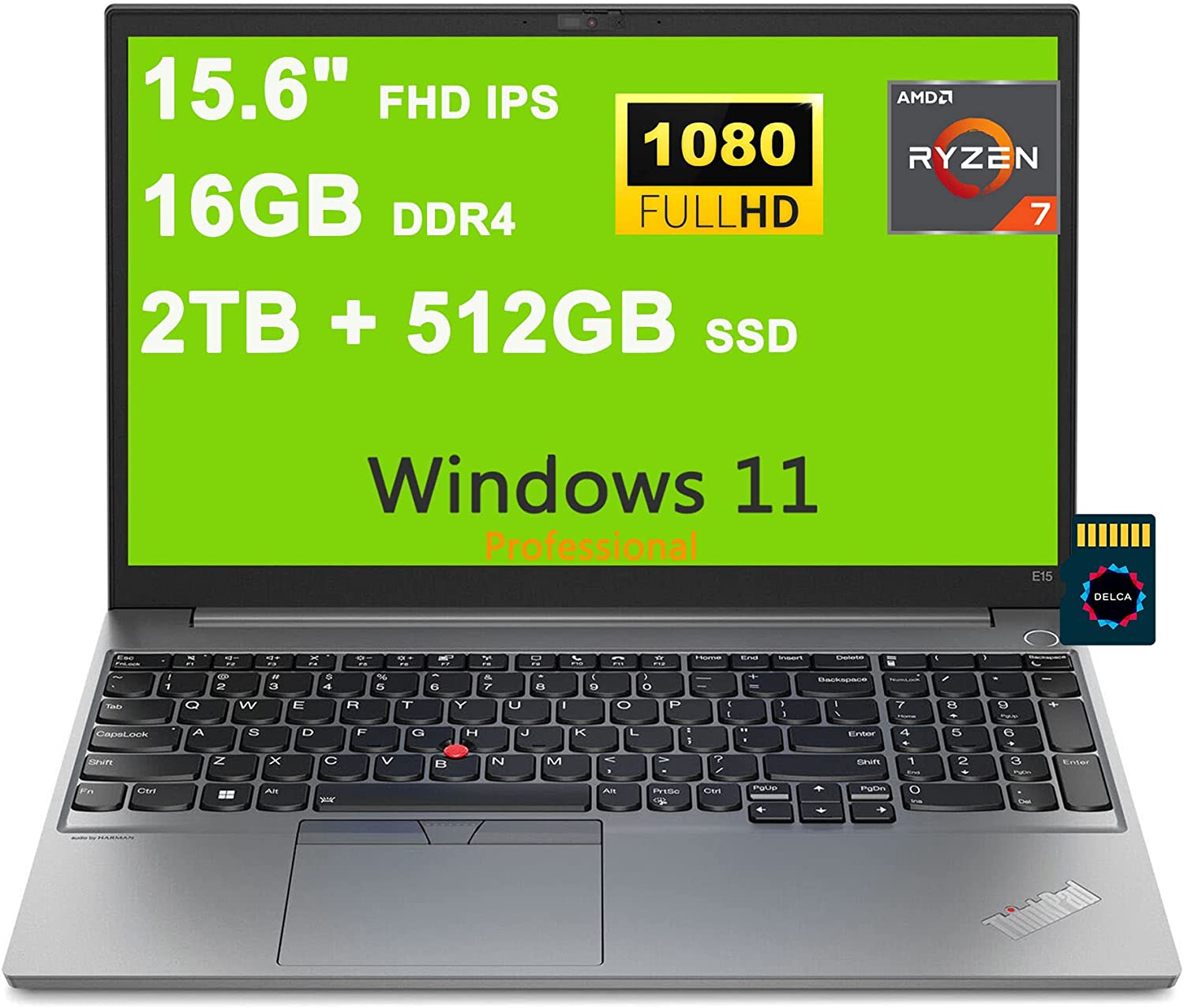 Lenovo Thinkpad E15 Gen 4 Ryzen 7 5825u · Amd Radeon Rx Vega 8 Ryzen 4000 · 156” Full Hd 2912