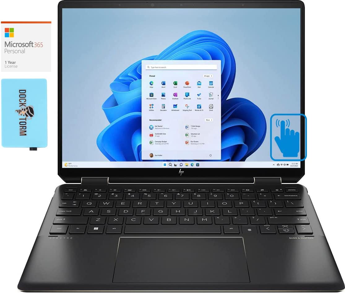 HP Spectre x360 14 - 1355U · Xe Graphics G7 · 13.5”, 3K2K (3000 x 2000 ...