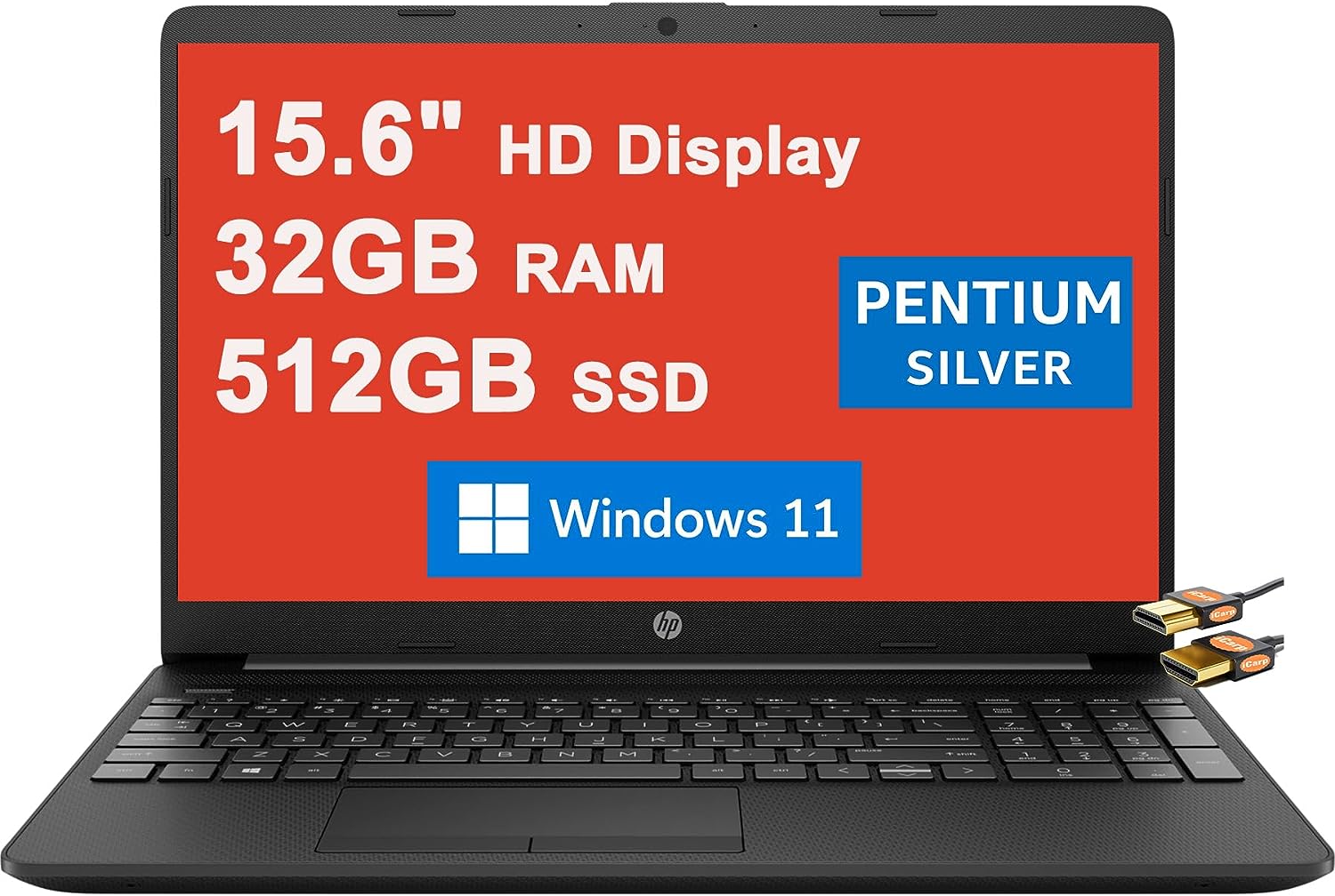 Hp 15 pentium silver n5030 uhd graphics 605 15 6 hd 1366 x 768