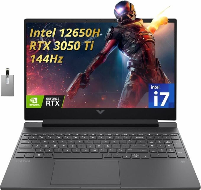 HP Victus 15 - i7-12650H · RTX 3050 Ti 75W · 15.6”, Full HD (1920 x ...