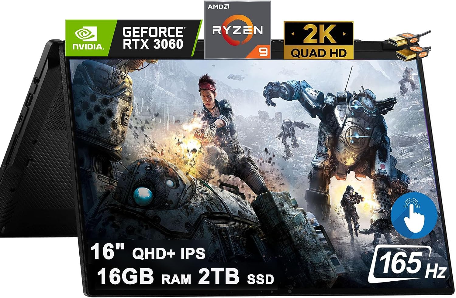 ASUS ROG Flow X16 - Ryzen 9 6900HS · 3060 laptop · 16.0