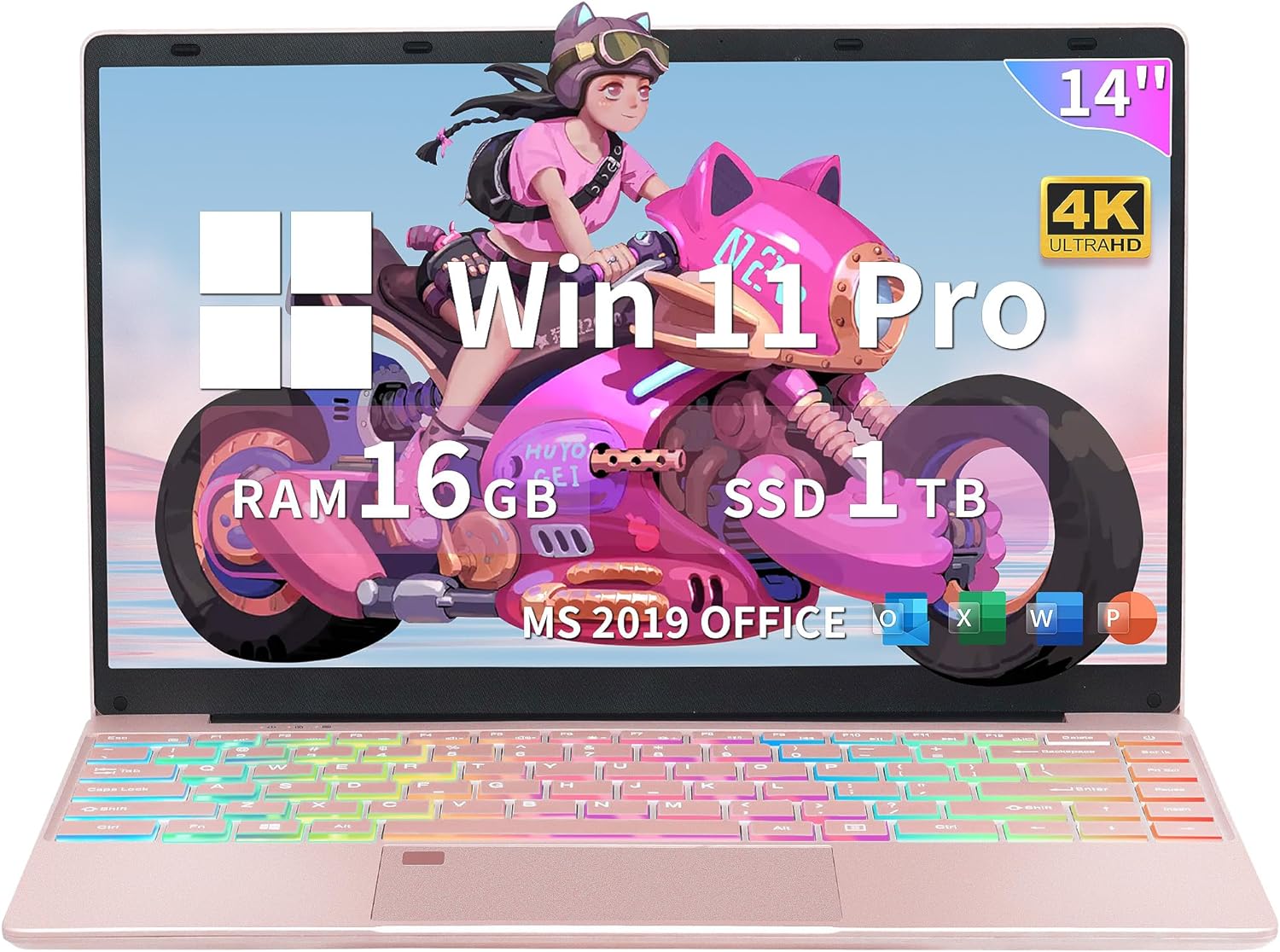 Fsjun ミニPC 16Gb+512Gb インテルプロセッサー搭載