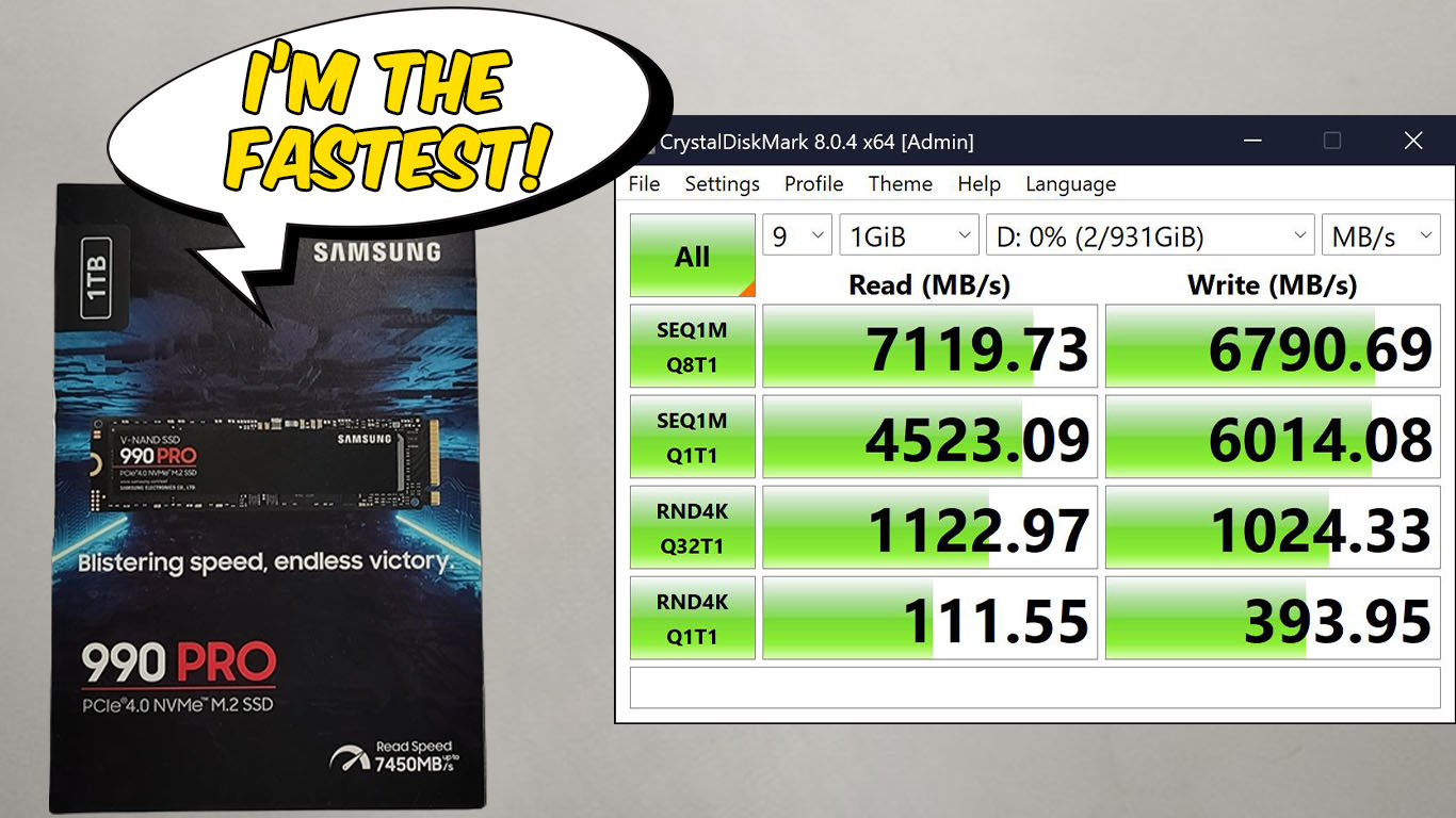 Samsung 990 Pro review: The best of the last-gen PCIe 4.0 SSD