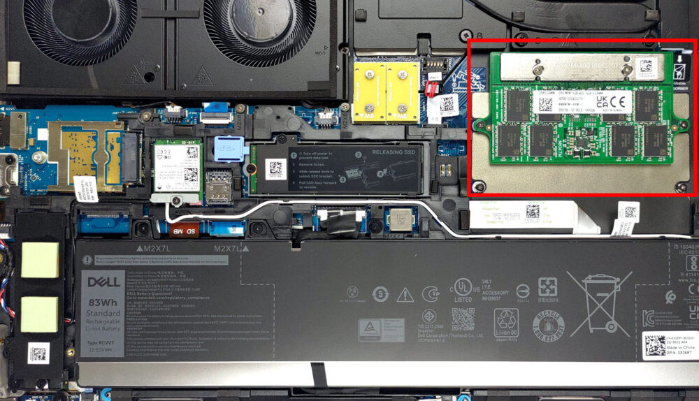 How to open Dell Precision 16 7680 disassembly and upgrade options