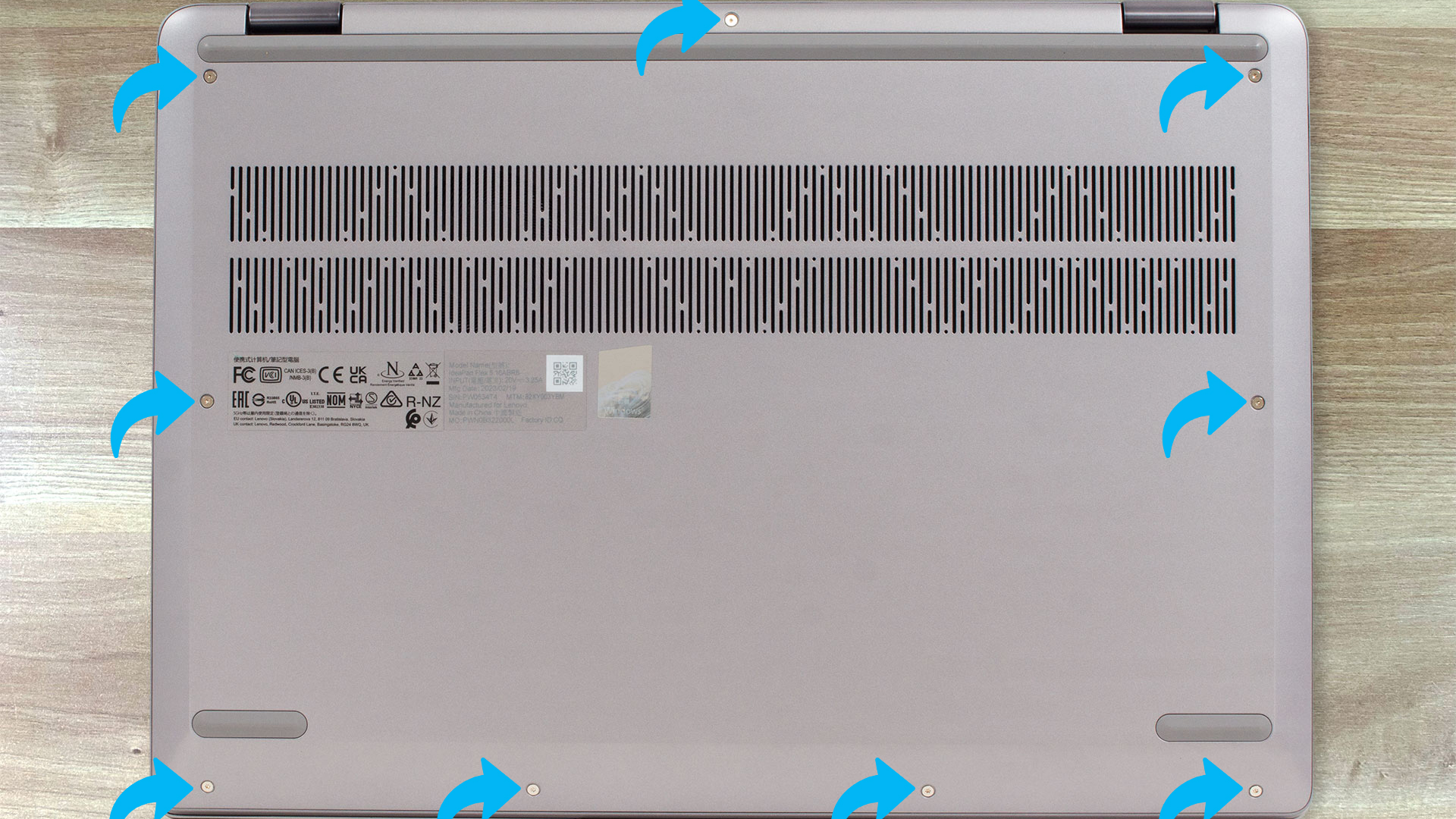Как да отворите Lenovo IdeaPad Flex 5 (16" AMD, Gen 8) - възможности за ...