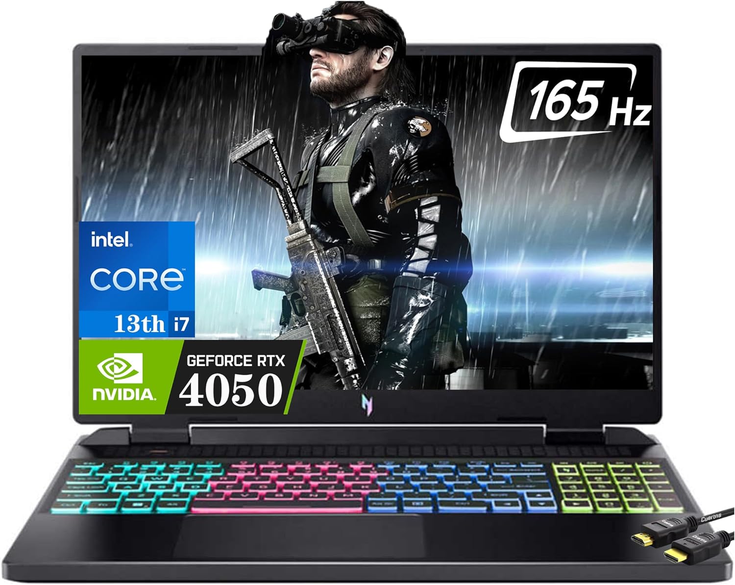 Acer Nitro 16” Gaming Laptop - 13th Gen Intel i7-13700H - GeForce RTX 4050  - 1200p 165Hz