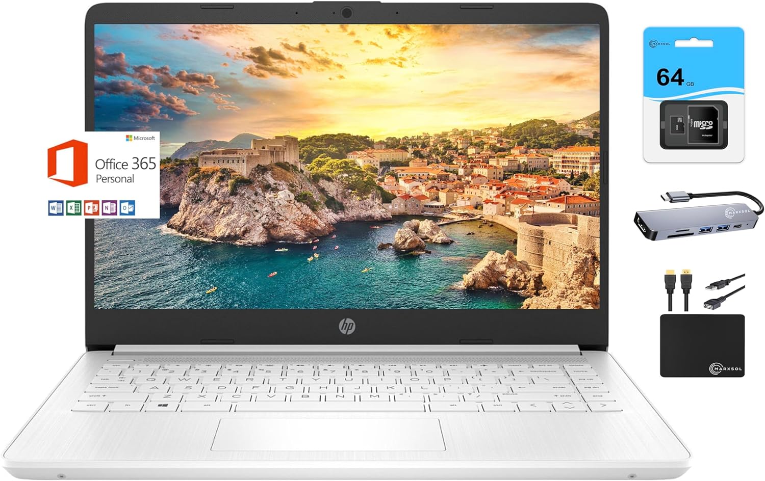 Hp 14 Celeron N4120 · Uhd Graphics 600 · 140” Hd 1366 X 768 Tn · 64gb Emmc · 4gb Ddr4 9354