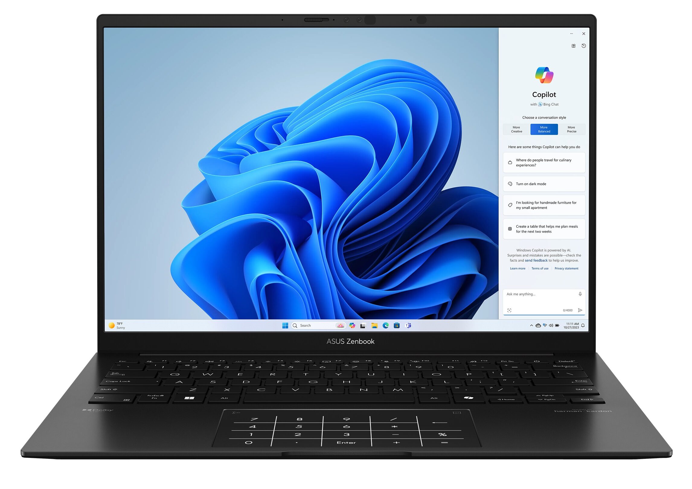 ASUS Zenbook 14 OLED 8840HS · 780M · 14.0″, 3K (2880 x 1800), 120 Hz