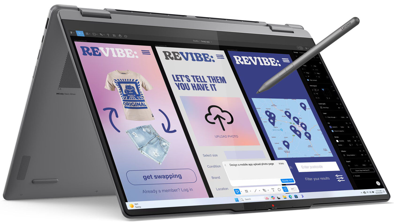 【Lenovo】83JQ002EJP Yoga 7i 2-in-1 Gen 10 Lenovo Yoga 7i 2-in-1 (16” Intel) | Powerful 16” convertible