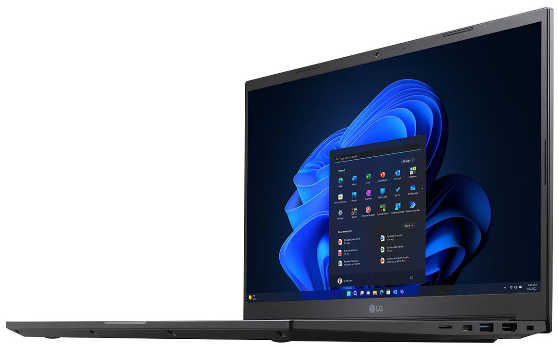 LG UltraPC 15 - i5-1240P · Xe Graphics G7 · 15.6”, Full HD (1920 x