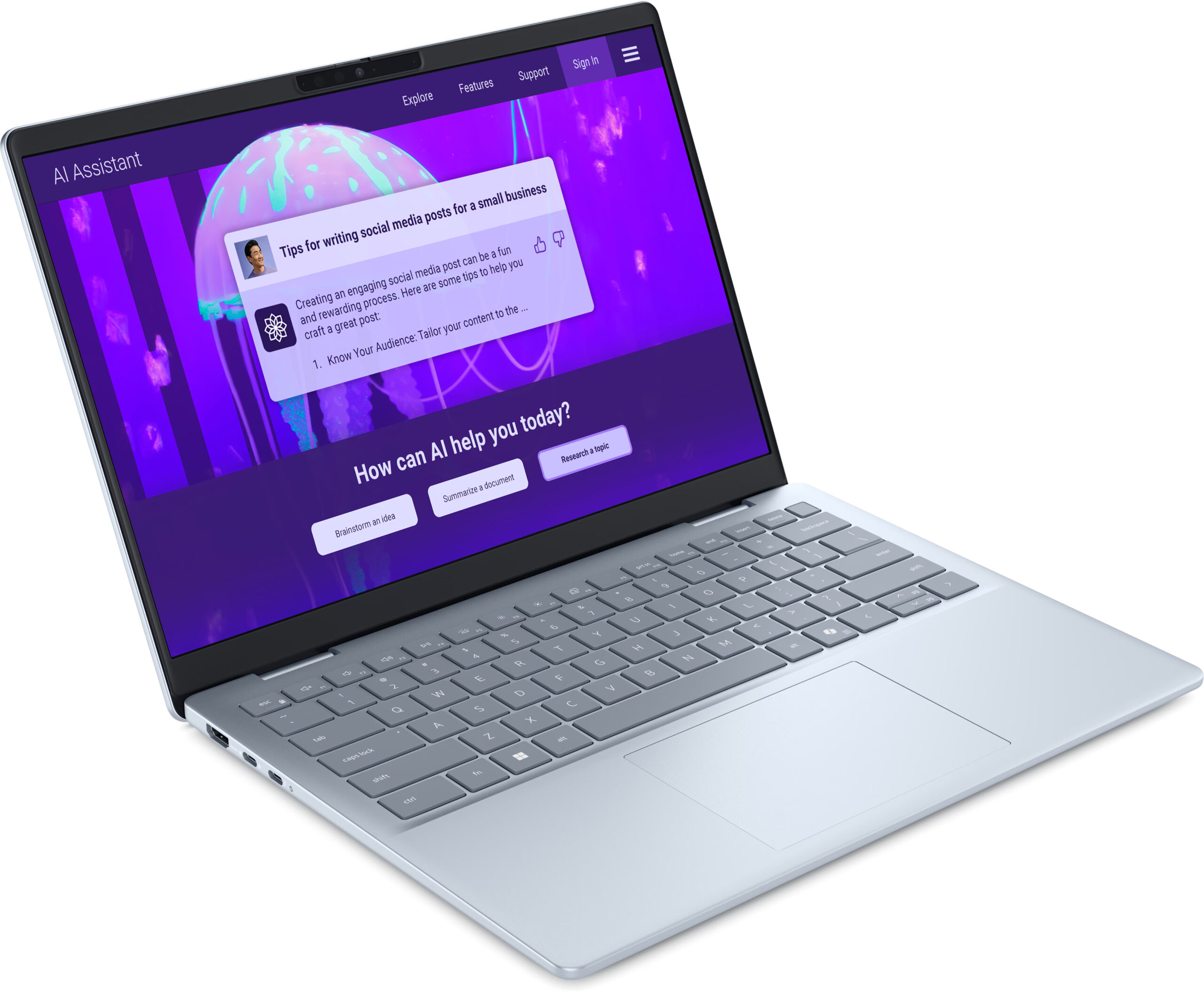 Dell 14 Plus - Ultra 9 288V · 140V · 14.0”, WQXGA (2560 x 1600