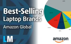 Featured image for: [May 2025] Best-Selling Laptop Brands on Amazon Global – Apple's Premium Strategy Leads Revenue Despite Broader Competitor Offerings