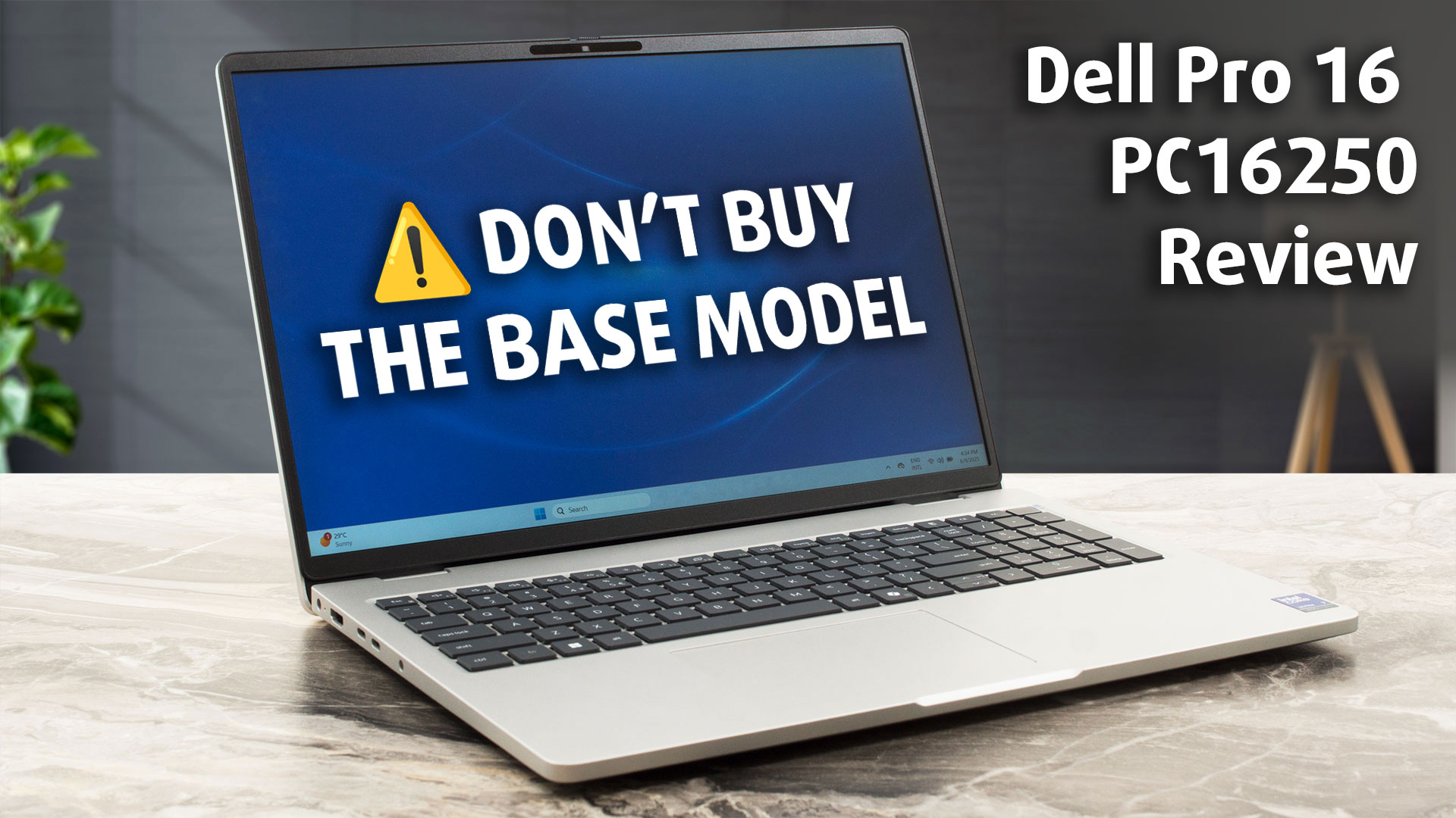 Dell Pro 16 (PC16250) - Spécifications, tests et prix | LaptopMedia France