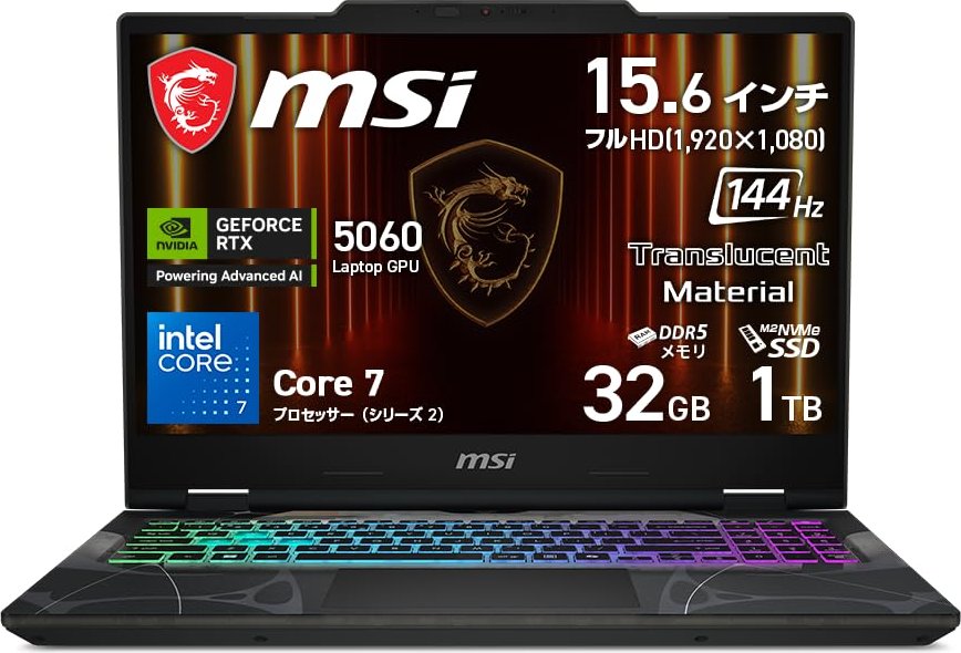 October 2025] Amazon Japan: Top 10 Best-Selling Gaming Laptops