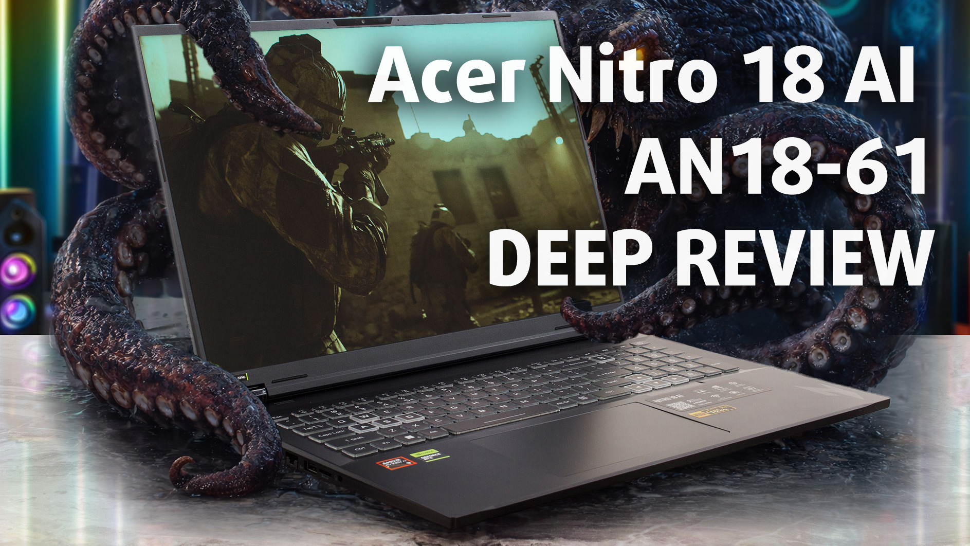 Acer Nitro 18 AI (AN18-61) Review - Big Screen, Big Power, Big Battery ...