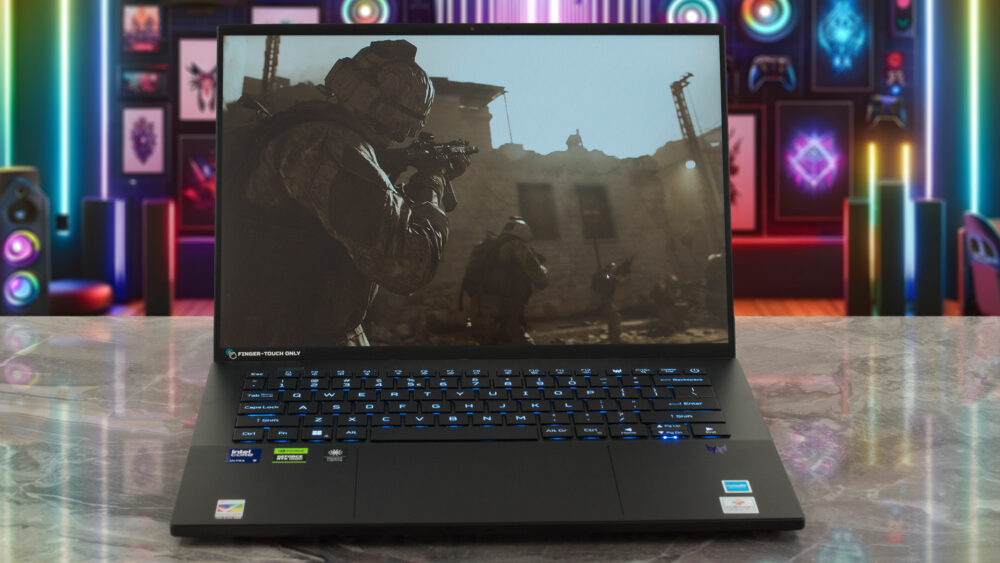 Acer Predator Triton 14 AI (PT14-52T) laptop, front view (open)