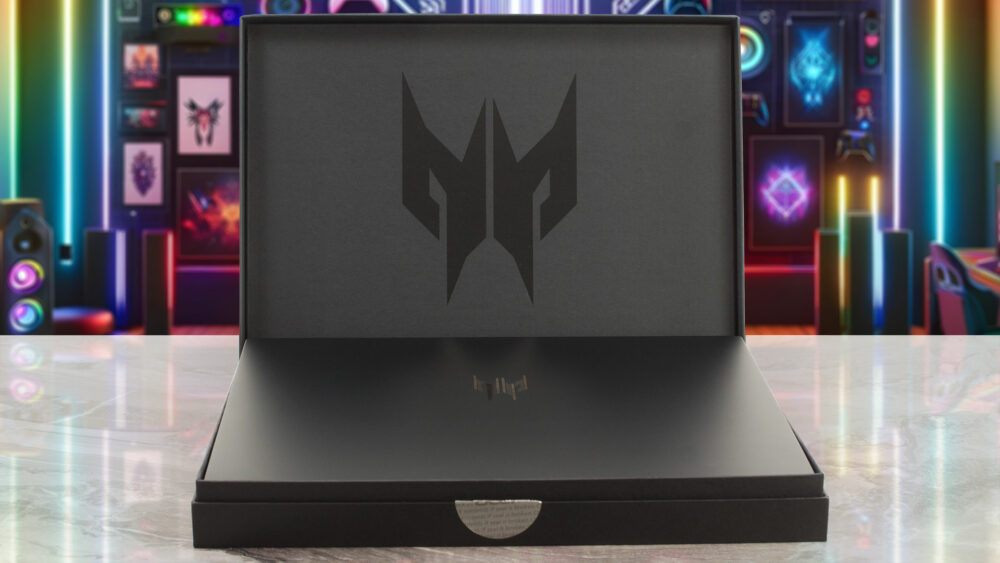 Acer Predator Triton 14 AI (PT14-52T) laptop, in the box