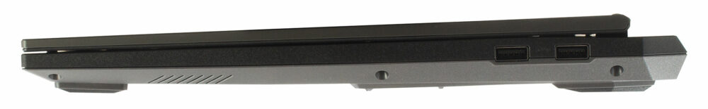 ASUS TUF Gaming F16 FX608 laptop, right-side ports