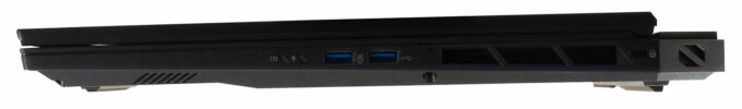 Acer Predator Helios 18 AI (PH18-73) laptop, right-side ports