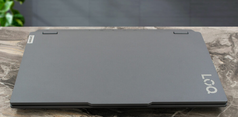 Lenovo LOQ 15 (Gen 10, 15AHP10) laptop, lid closed (top view)