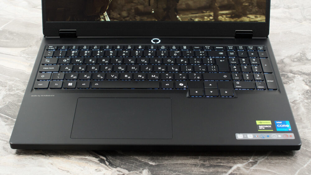 Lenovo Legion 5i (15", 15IRHX10, Gen 10) laptop, keyboard and touchpad