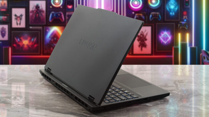Lenovo Legion 5i (15", 15IRHX10, Gen 10) laptop, rear-left angle (open)