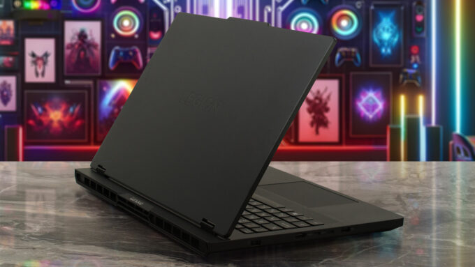 Lenovo Legion Pro 5 (16, Gen 10) laptop, rear-left angle (open)