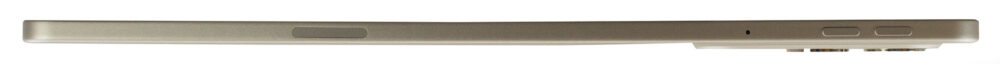 Lenovo Yoga Tab tablet, top-side ports