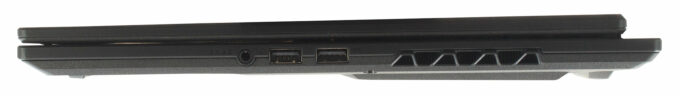 Gigabyte Gaming A16 GA63H laptop, right-side ports